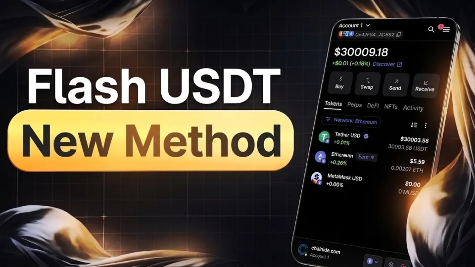 I Found a NEW Flash USDT Method on ChainIDE…